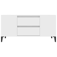 Mobile Porta TV Bianco 102x44,5x50 cm in Legno Multistrato