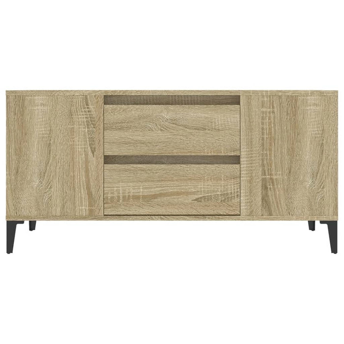 Mobile Porta TV Rovere Sonoma 102x44,5x50 cm Legno Multistrato 819607