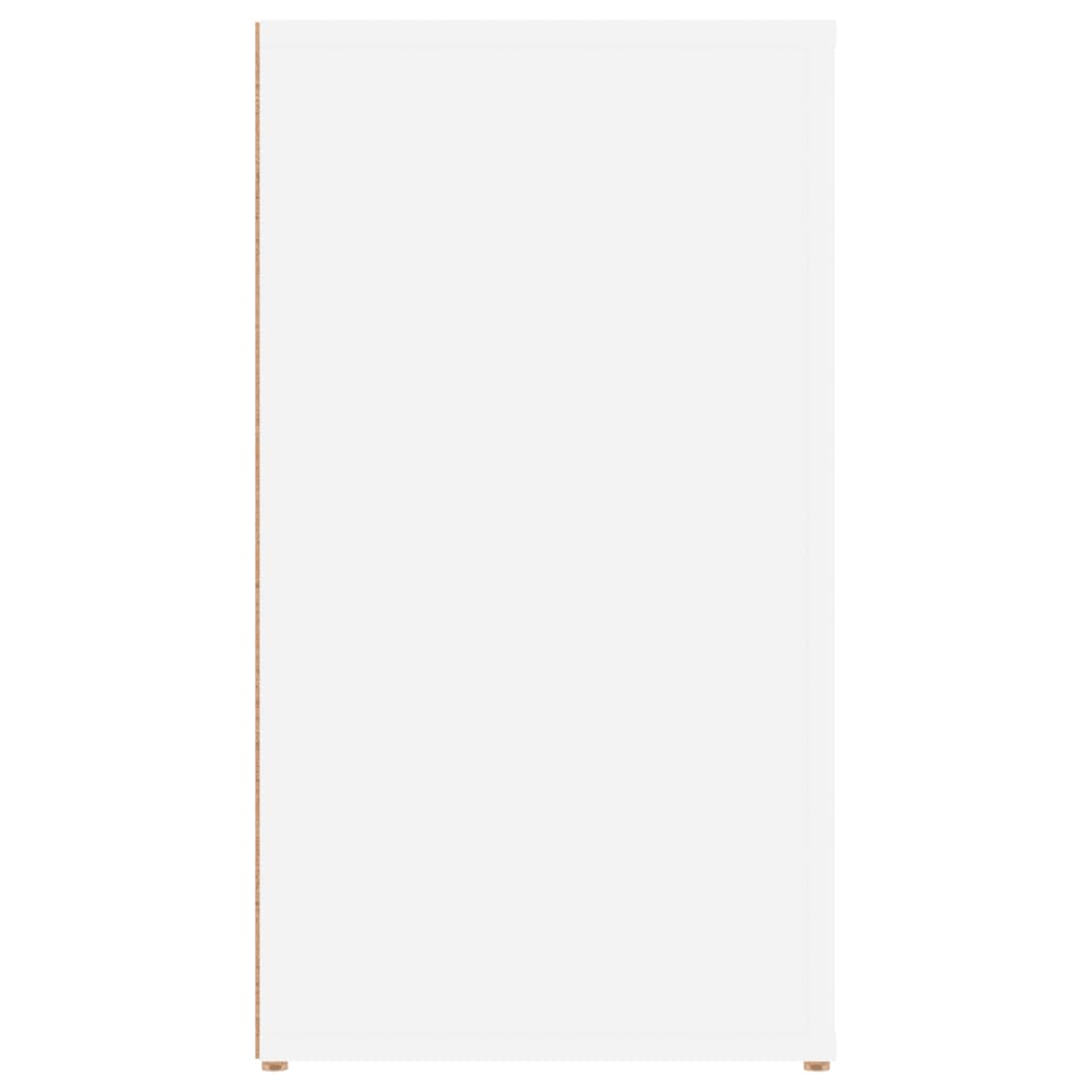 Credenza Bianca 100x33x59,5 cm in Legno Multistrato 820996