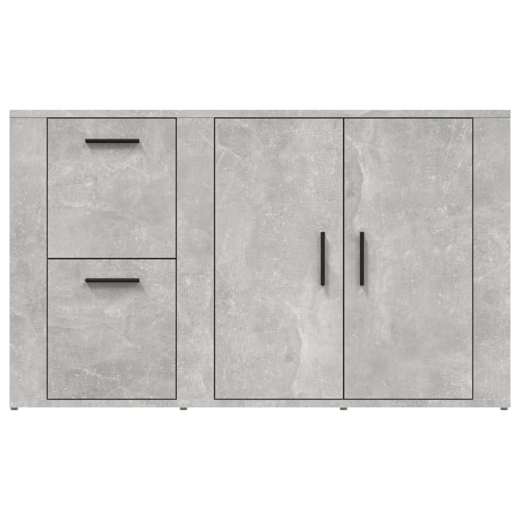 Credenza Grigio Cemento 100x33x59,5 cm in Legno Multistrato 821000