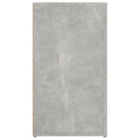 Credenza Grigio Cemento 100x33x59,5 cm in Legno Multistrato 821000