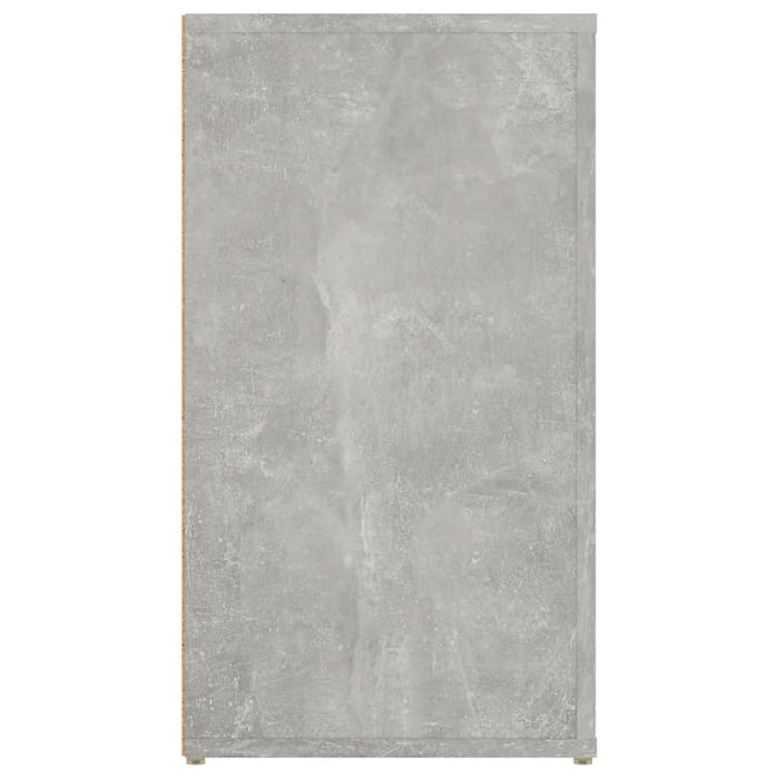 Credenza Grigio Cemento 100x33x59,5 cm in Legno Multistrato 821000