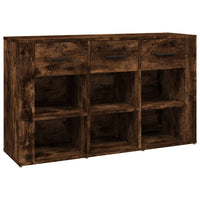 Credenza-Buffet-Armadio da cucina Rovere Fumo 100x30x59,5 cm in Legno Multistrato