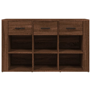 Credenza Rovere Marrone 100x30x59,5 cm in Legno Multistrato 821011