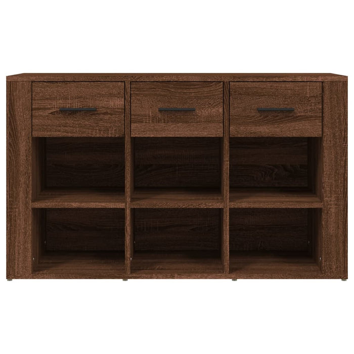 Credenza Rovere Marrone 100x30x59,5 cm in Legno Multistrato 821011