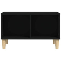 Tavolino da Salotto Nero 60x50x36,5 cm in Legno Multistrato 821029