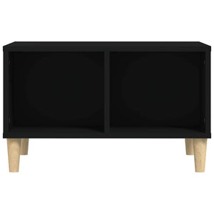 Tavolino da Salotto Nero 60x50x36,5 cm in Legno Multistrato 821029
