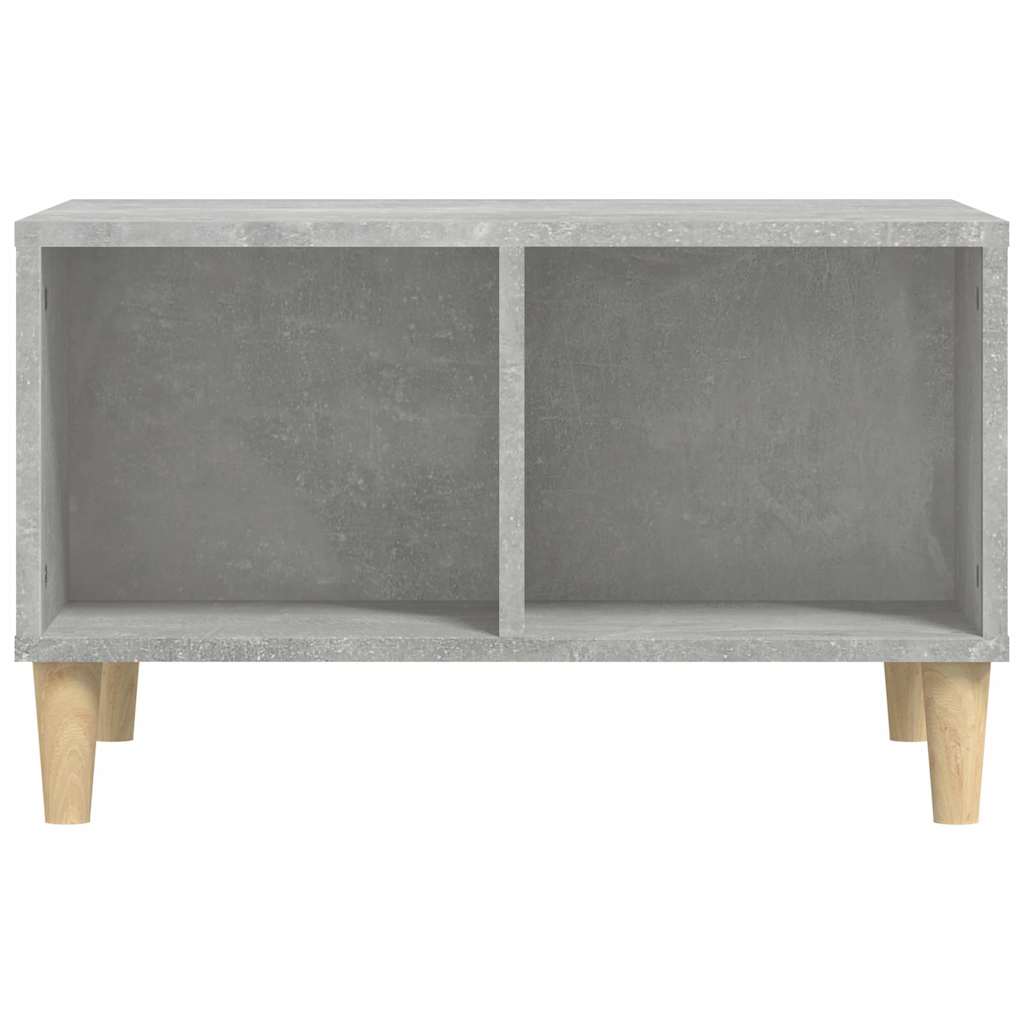 Tavolino Salotto Grigio Cemento 60x50x36,5 cm Legno Multistrato 821032