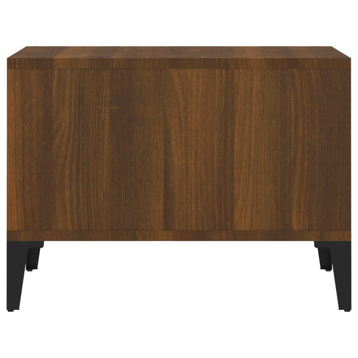 Tavolino da Salotto Rovere Marrone 60x50x36,5 cm in Multistrato 821043