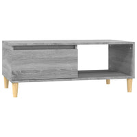 Tavolino Salotto Grigio Sonoma 90x50x36,5 cm Legno Multistrato 821050