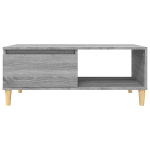 Tavolino Salotto Grigio Sonoma 90x50x36,5 cm Legno Multistrato 821050