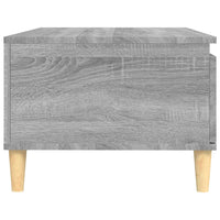 Tavolino Salotto-Tavolino da Soggiorno Grigio Sonoma 90x50x36,5 cm Legno Multistrato 728846
