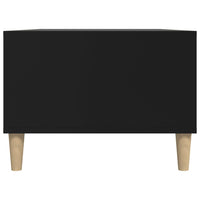 Tavolino da Salotto Nero 90x50x36,5 cm in Legno Multistrato 821061