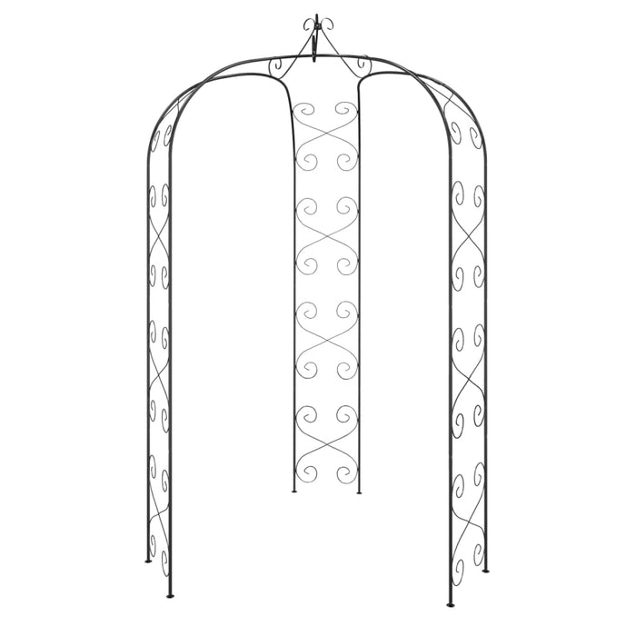Arco da Giardino Nero Ã˜180x255 cm Acciaiocod mxl 79186