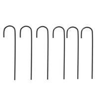 Arco da Giardino Nero Ø180x255 cm Acciaio 319351