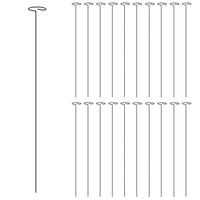 Supporti per Piante da Giardino 20 pz Verde Scuro 61 cm Acciaio 319364