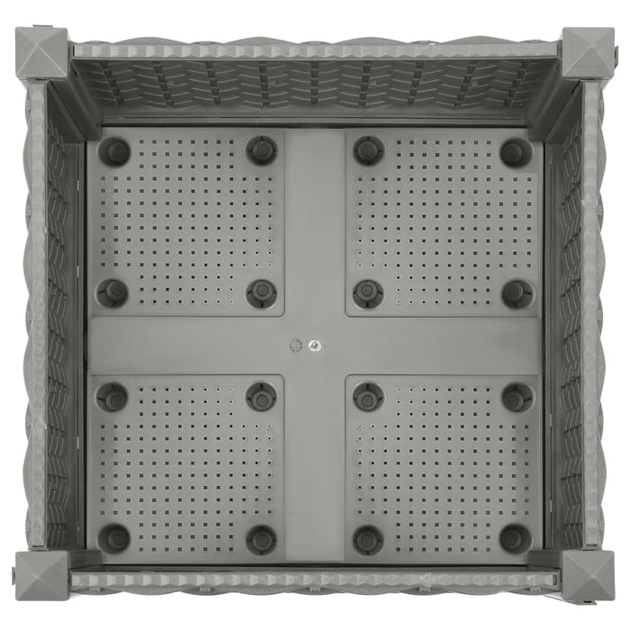 Fioriera Rialzata 40x40x23 cm in Polipropilene