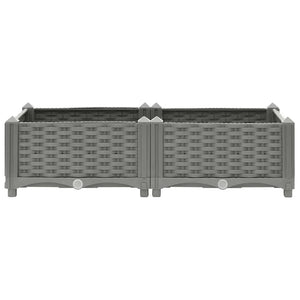 Fioriera Rialzata 80x40x23 cm in Polipropilene 153290