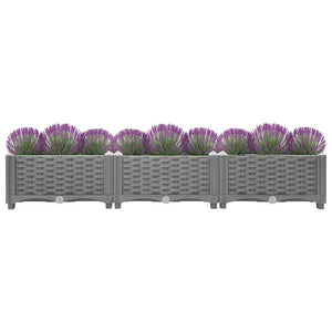 Fioriera Rialzata 120x40x23 cm in Polipropilenecod mxl 79499