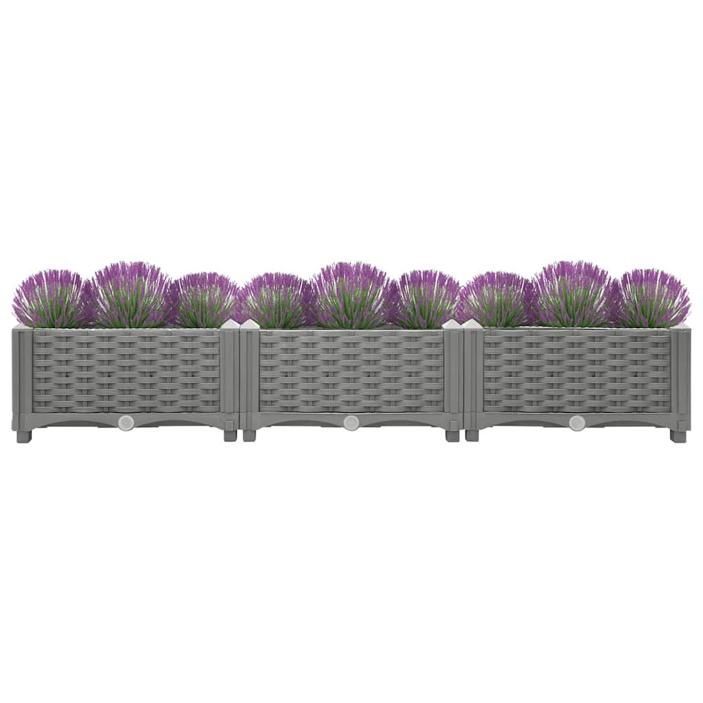 Fioriera Rialzata 120x40x23 cm in Polipropilene 153291