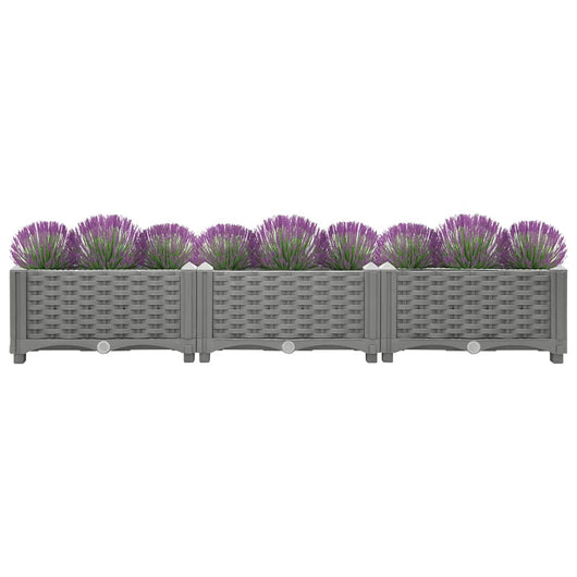 Fioriera Rialzata 120x40x23 cm in Polipropilene 153291