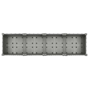 Fioriera Rialzata 160x40x23 cm in Polipropilene 153292