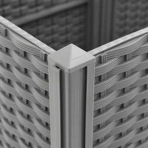 Fioriera Rialzata-Vaso da Esterno-Fioriera Elevata 40x40x38 cm in Polipropilene 390805