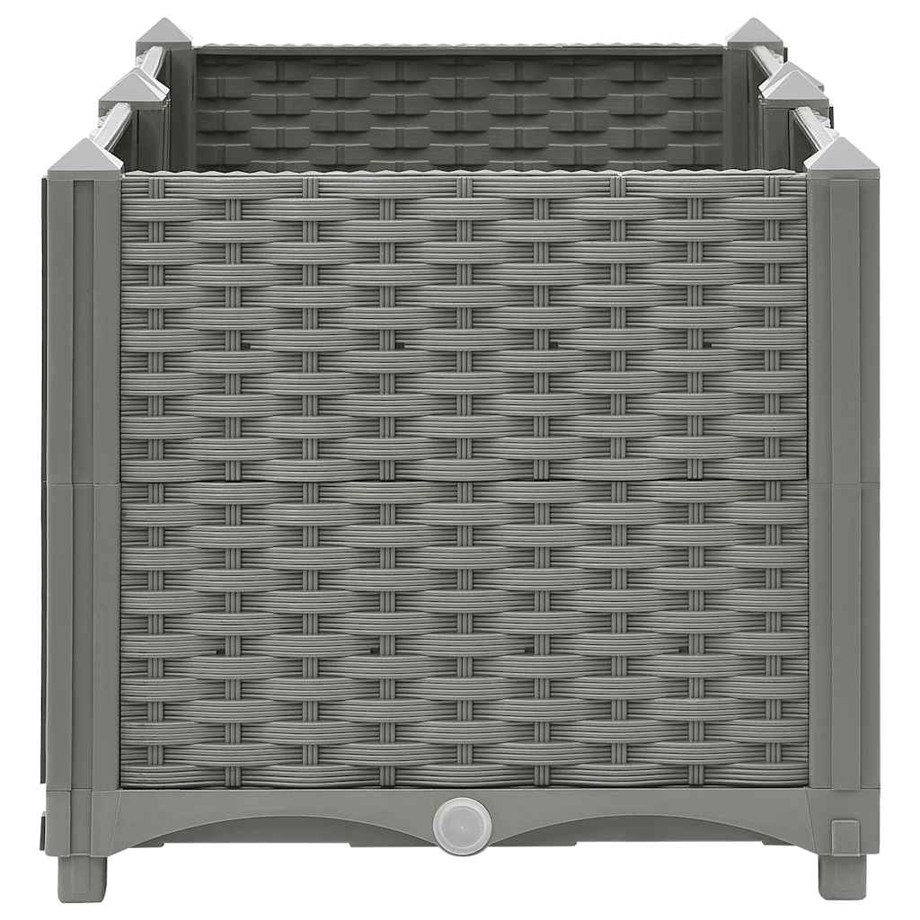 Fioriera Rialzata 80x40x38 cm in Polipropilene 153294