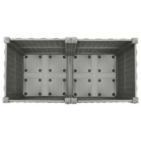 Fioriera Rialzata 80x40x38 cm in Polipropilene