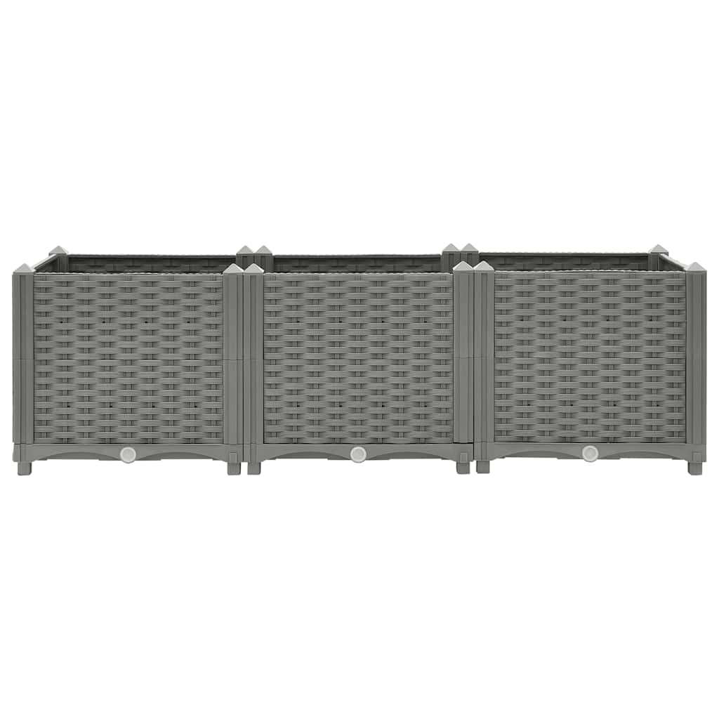 Fioriera Rialzata 120x40x38 cm in Polipropilene 153295