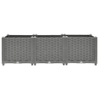 Fioriera Rialzata 120x40x38 cm in Polipropilene 153295