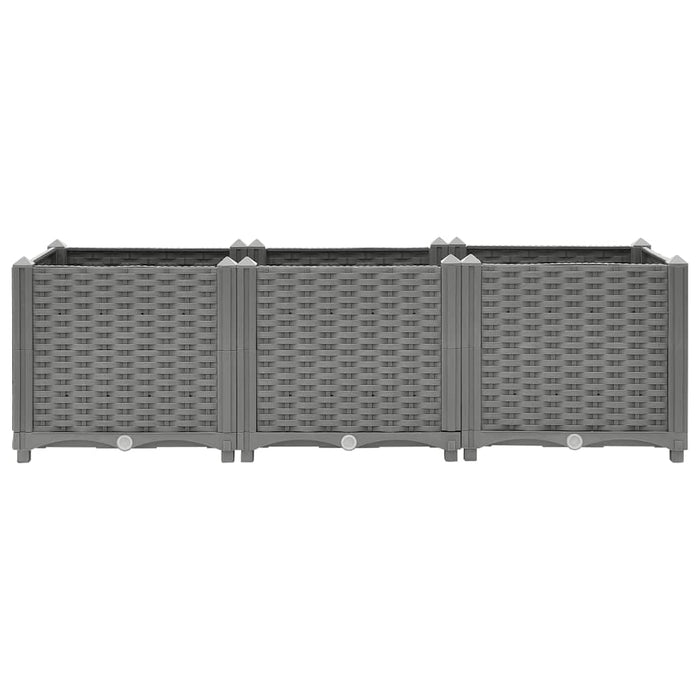 Fioriera Rialzata 120x40x38 cm in Polipropilene 153295