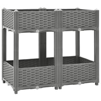 Fioriera Rialzata 80x40x71 cm in Polipropilenecod mxl 82964