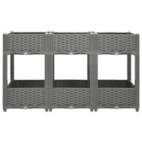 Fioriera Rialzata 120x40x71 cm in Polipropilenecod mxl 104529