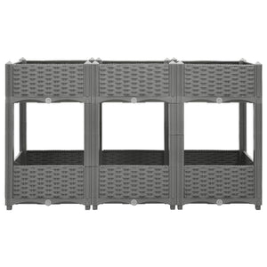 Fioriera Rialzata 120x40x71 cm in Polipropilenecod mxl 104529