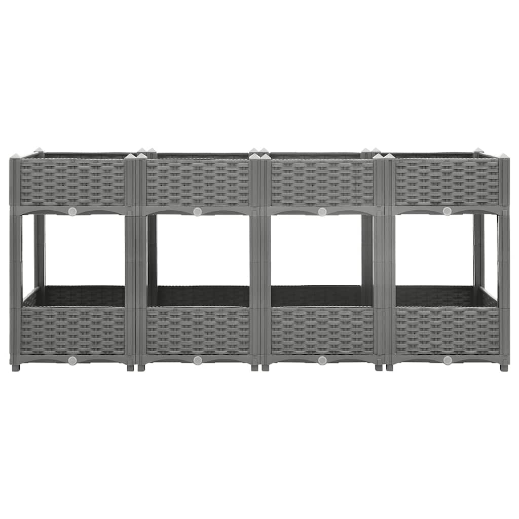 Fioriera Rialzata 160x40x71 cm in Polipropilenecod mxl 71074