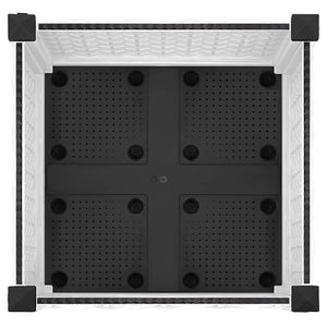 Fioriera Rialzata-Vaso da Esterno-Fioriera Elevata 40x40x23 cm in Polipropilene 237674