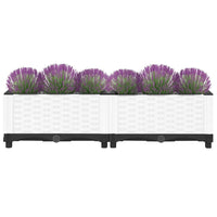 Fioriera Rialzata 80x40x23 cm in Polipropilene