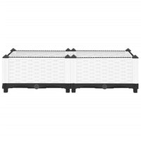 Fioriera Rialzata 80x40x23 cm in Polipropilene