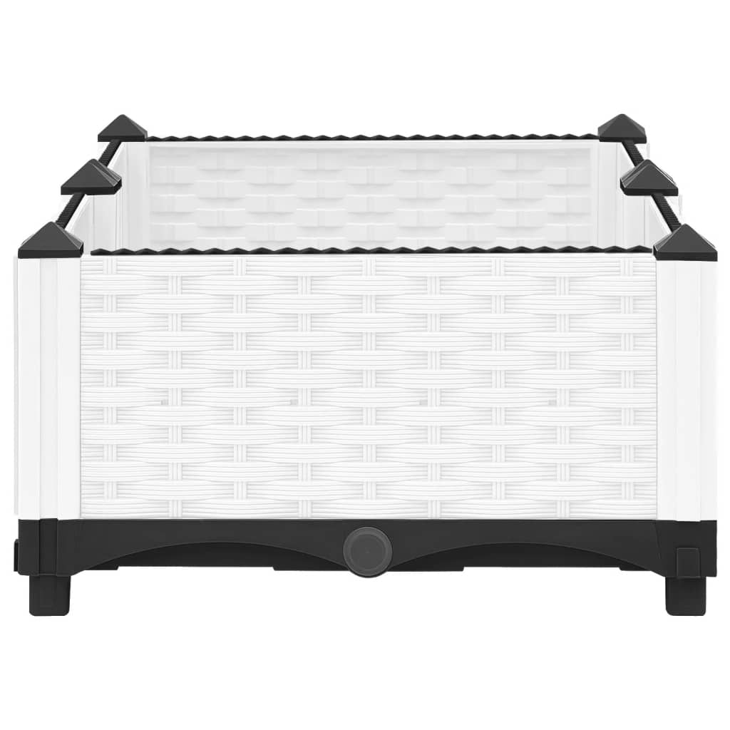 Fioriera Rialzata 80x40x23 cm in Polipropilene