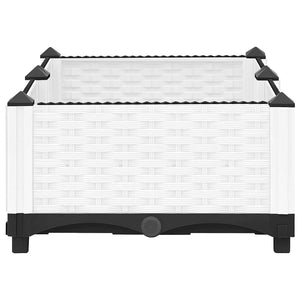 Fioriera Rialzata-Vaso da Esterno-Fioriera Elevata 80x40x23 cm in Polipropilene 822410