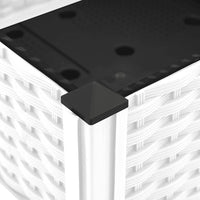 Fioriera Rialzata-Vaso da Esterno-Fioriera Elevata 80x40x23 cm in Polipropilene 822410