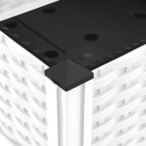 Fioriera Rialzata-Vaso da Esterno-Fioriera Elevata 80x40x23 cm in Polipropilene 822410