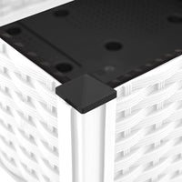 Fioriera Rialzata 80x40x23 cm in Polipropilene