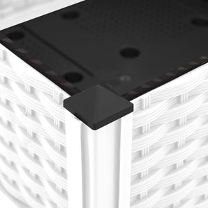 Fioriera Rialzata 80x40x23 cm in Polipropilene