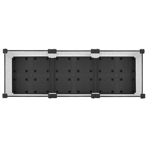 Fioriera Rialzata-Vaso da Esterno-Fioriera Elevata 120x40x23 cm in Polipropilene 548729