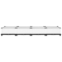 Vassoio per fioriera aiuola rialzata piante fiori terrazza giardino 160 x 40 x 23 cm polipropilene bianco 02_0039212