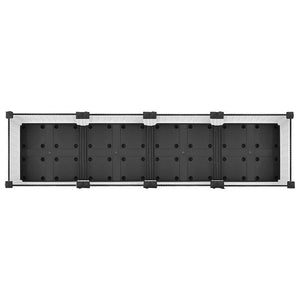 Fioriera Rialzata-Vaso da Esterno-Fioriera Elevata 160x40x23 cm in Polipropilene 640948