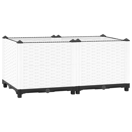 Fioriera Rialzata 80x40x38 cm in Polipropilenecod mxl 79373