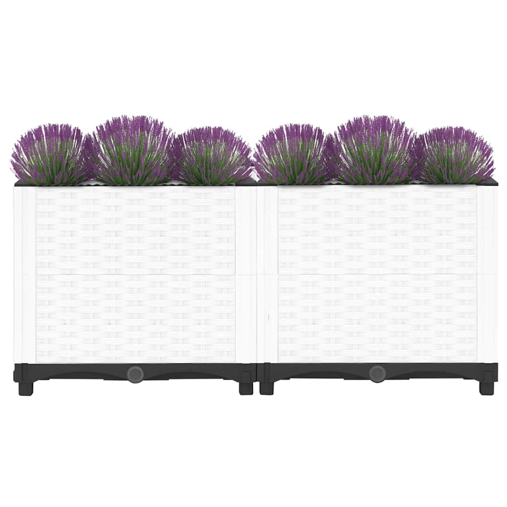 Fioriera Rialzata 80x40x38 cm in Polipropilene 153309